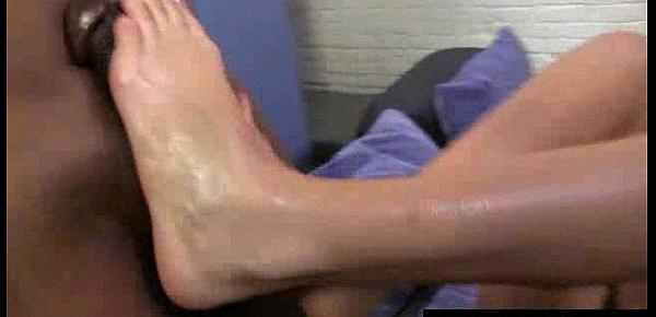  Black Meat White Feet - Sex with legs - foot fetish 04